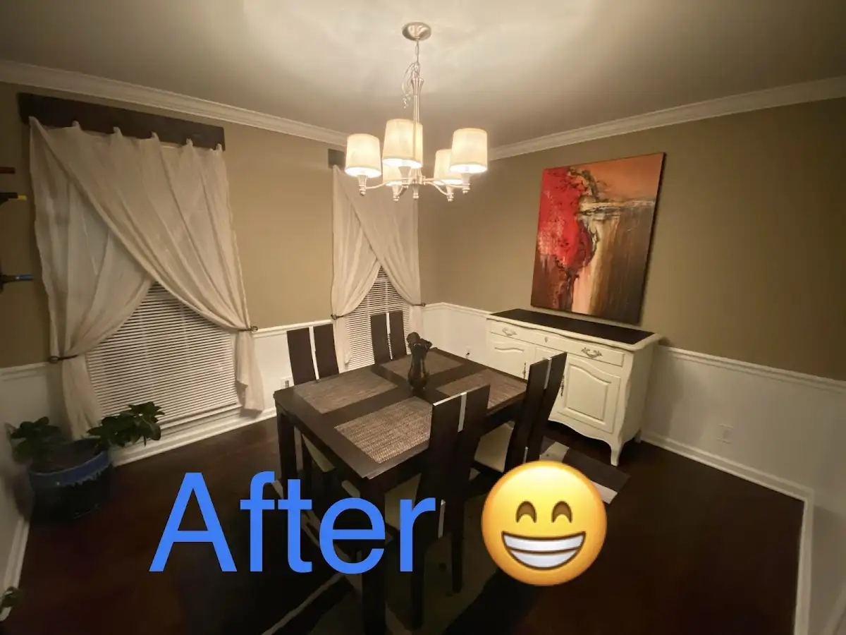 Professional dining room restoration after water damage in Ceres