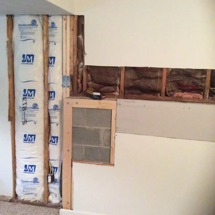 Wall insulation replacement during Odor Removal & Deodorization in Ceres